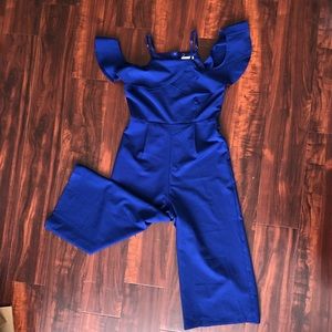 Royal blue jumpsuit